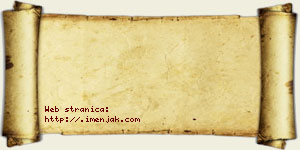 Anđelija Radnović vizit kartica